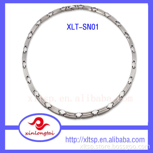 Wholesale Pure Titanium Magnetic Necklace Jewelry for Mens